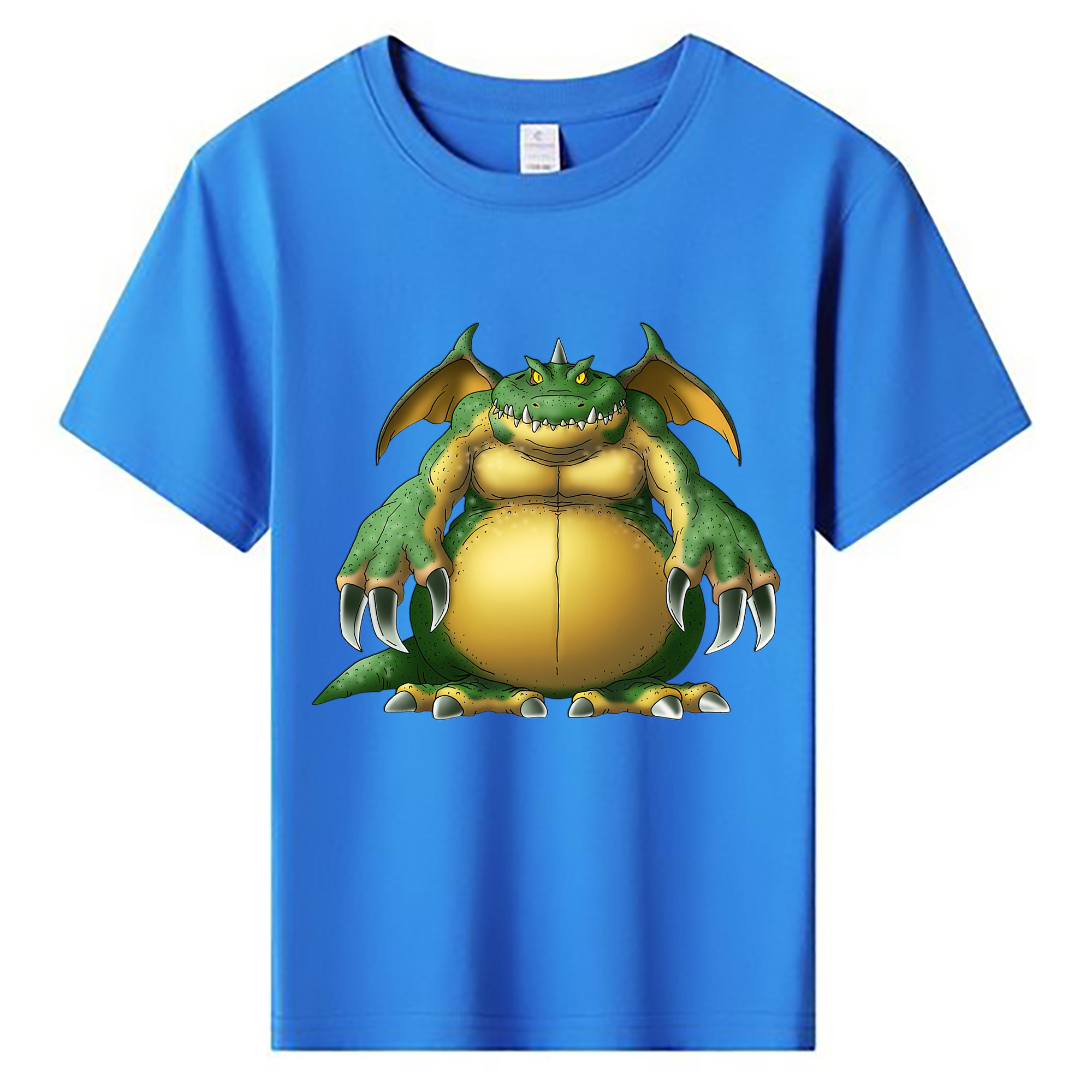 （画像用） ドラゴンクエスト Doragon Kuesuto Dragon Quest 綿100％キッズTシャツ（フロントプリント）